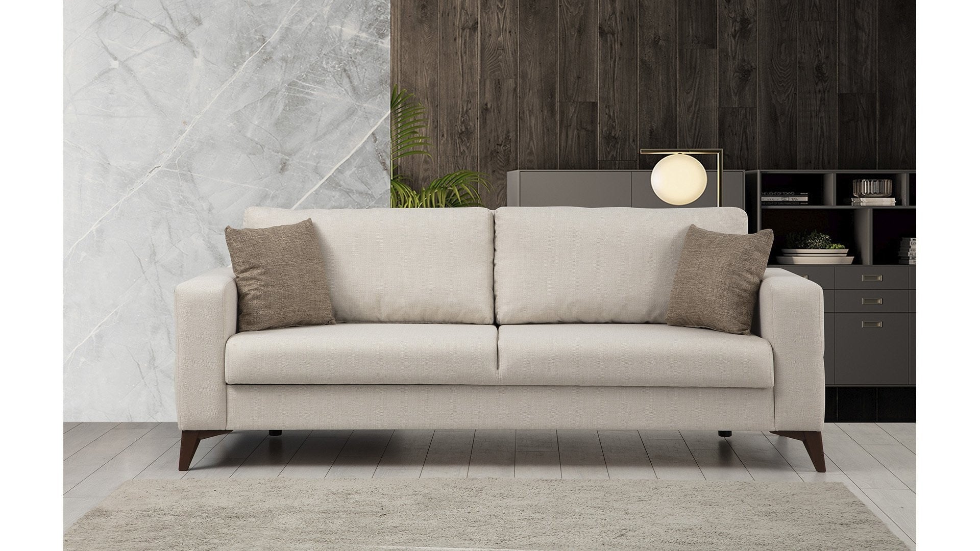 Canapé Kristal 3+3 - Beige