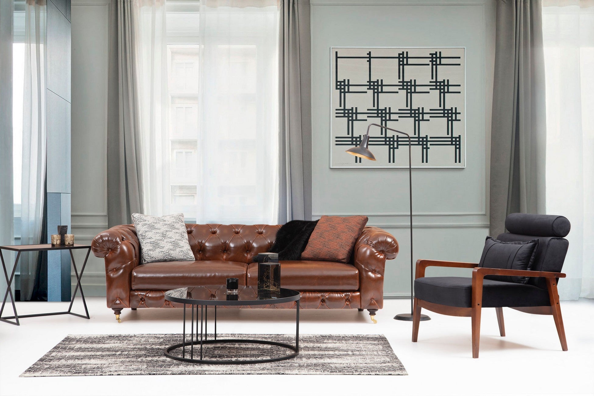 Canapé à 3 places Costa 3K - Brown