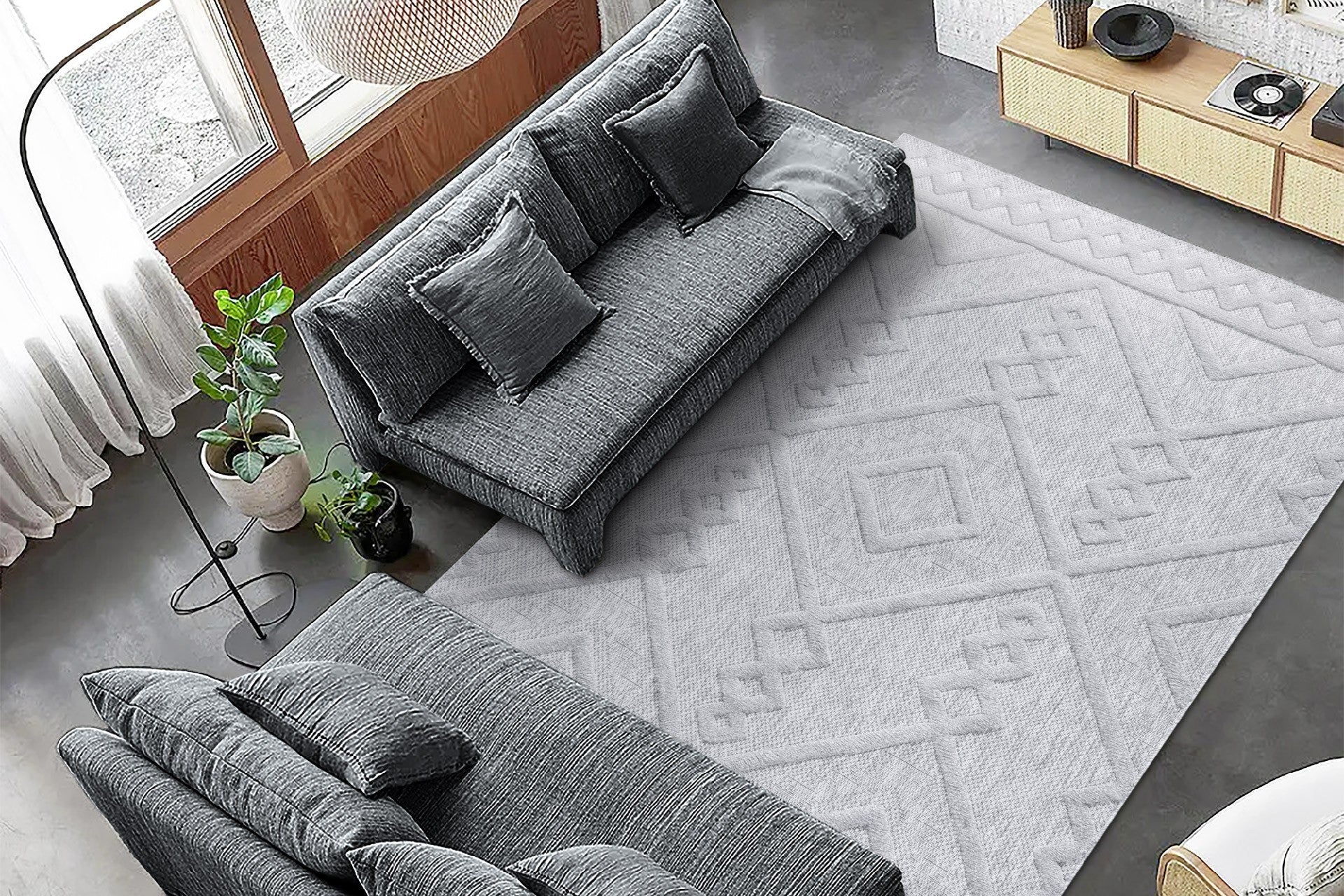 Tapis (160 x 230) 58647A Silva - Grey