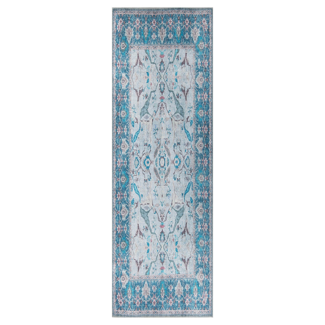 Tapis de salle (75 x 230) Dorian Chenille - Blue AL 333