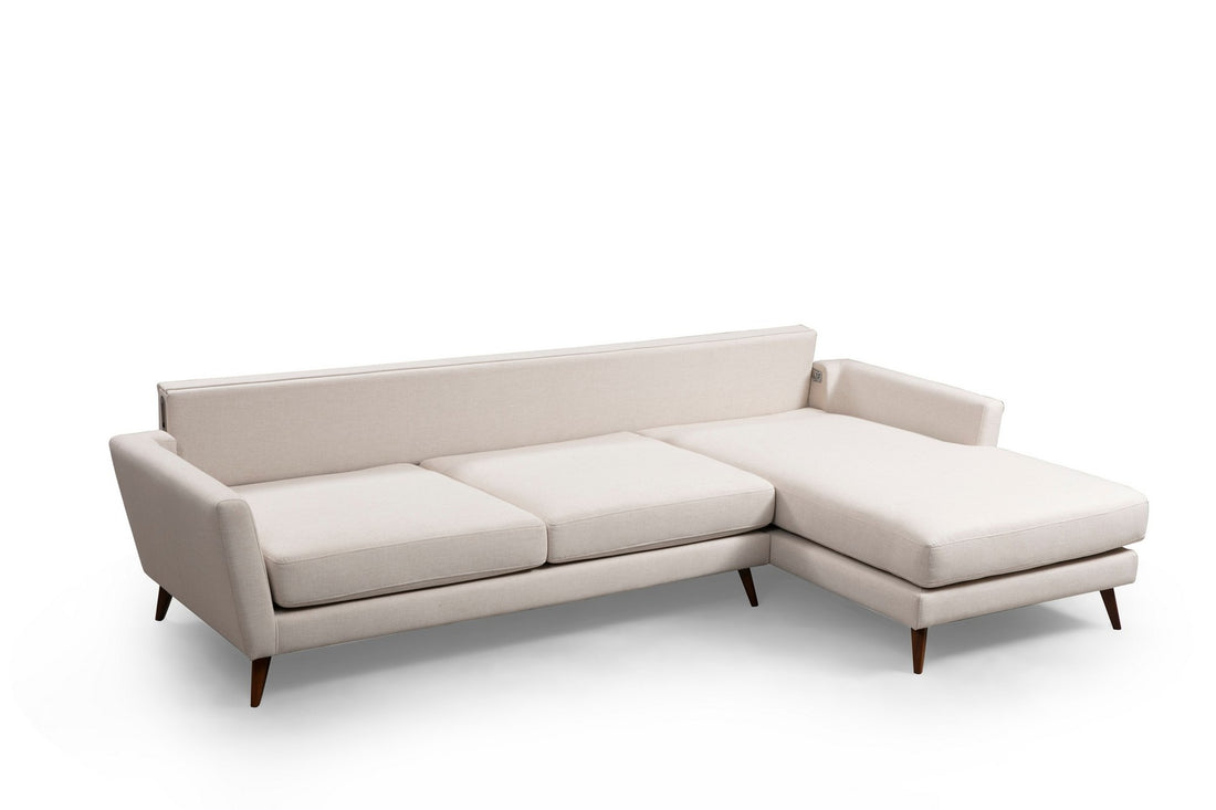 Canapé-lit d'angle Mayorka Corner Large Right ( L3 - Chl ) - Beige