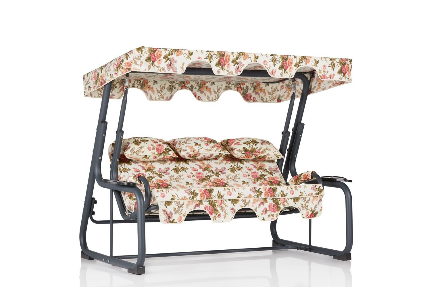 Chaise swing triple jardin Vitis 4 - Multicolor