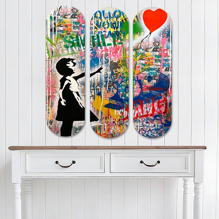 Peinture décorative MDF (3 pièces) 3KY3801