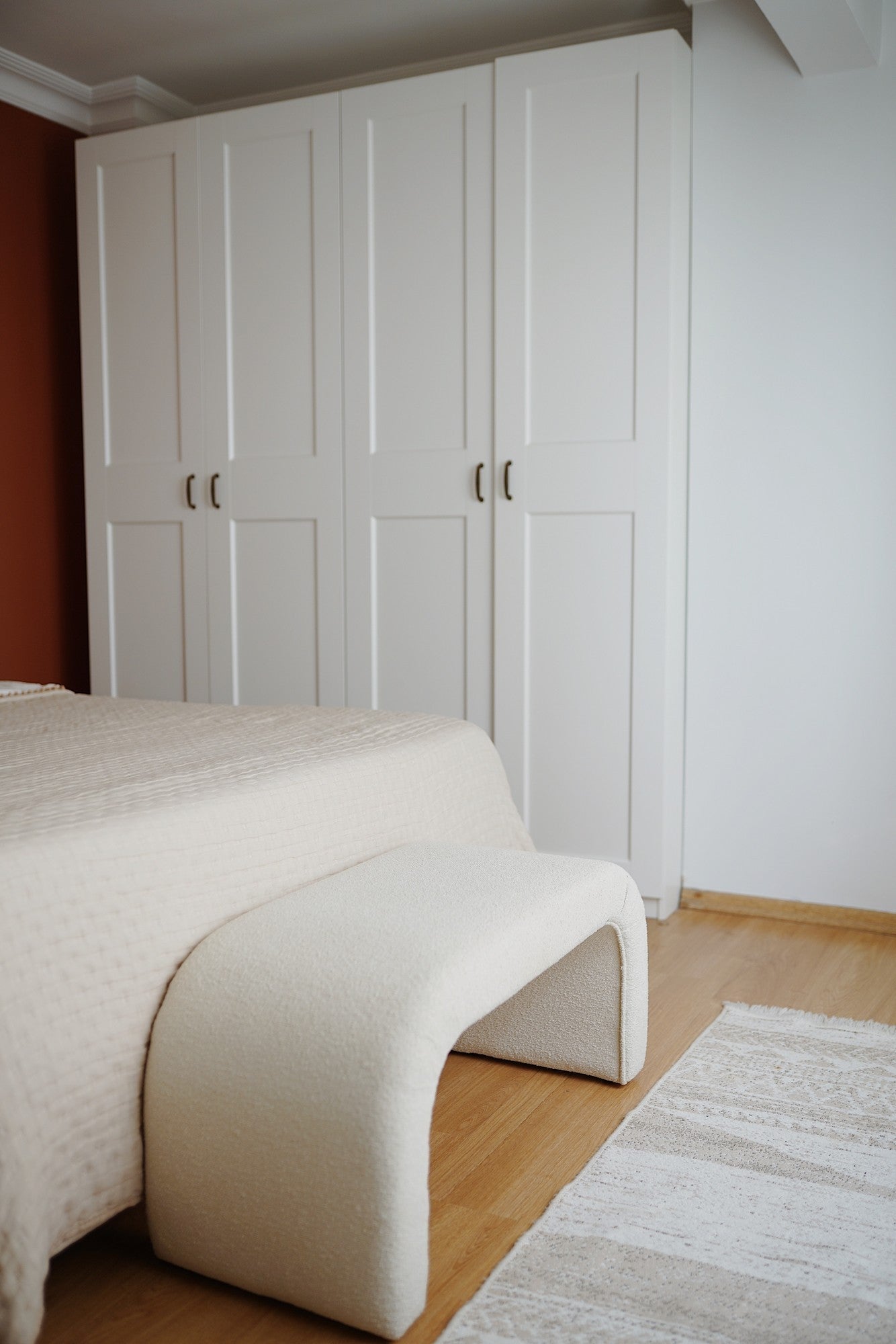 Pouf Nu Bench - White