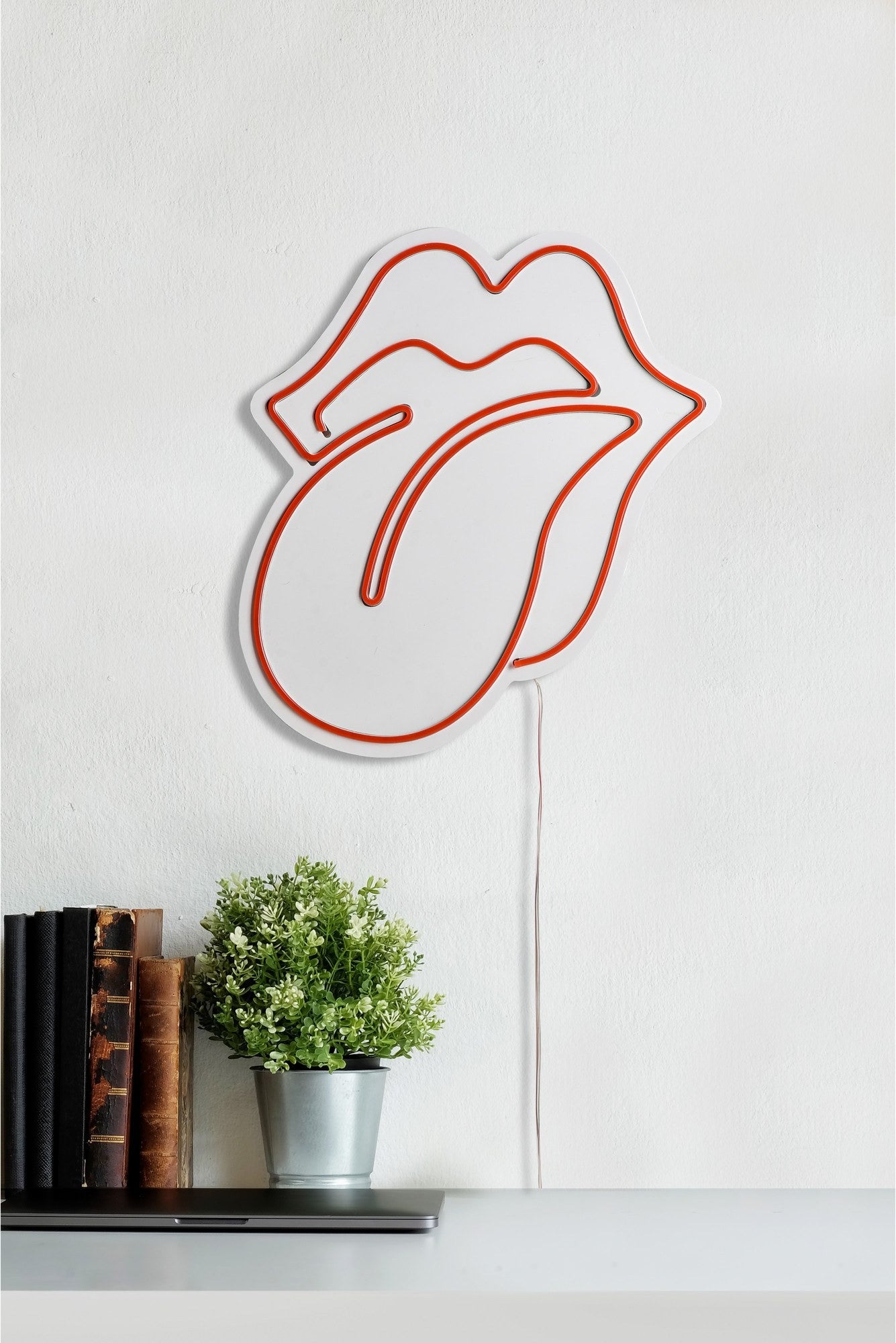 Éclairage LED en plastique décoratif The Rolling Stones - Red