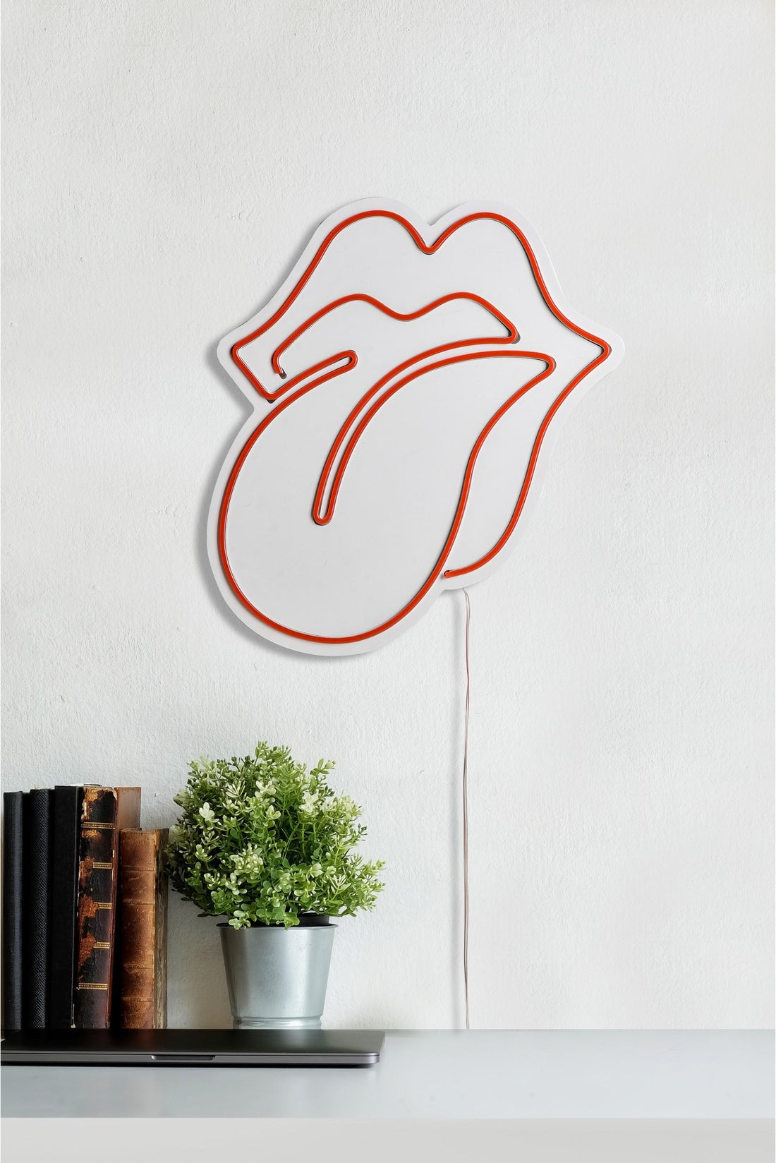 Éclairage LED en plastique décoratif The Rolling Stones - Red