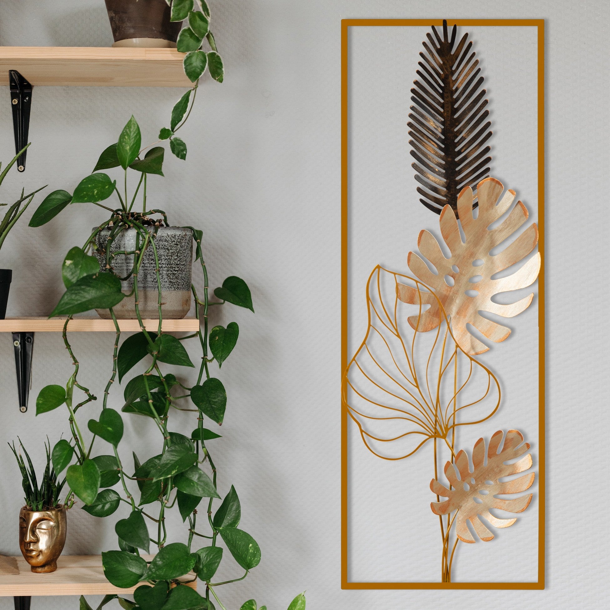 Accessoire mural en métal décoratif Nazo - CH126-2