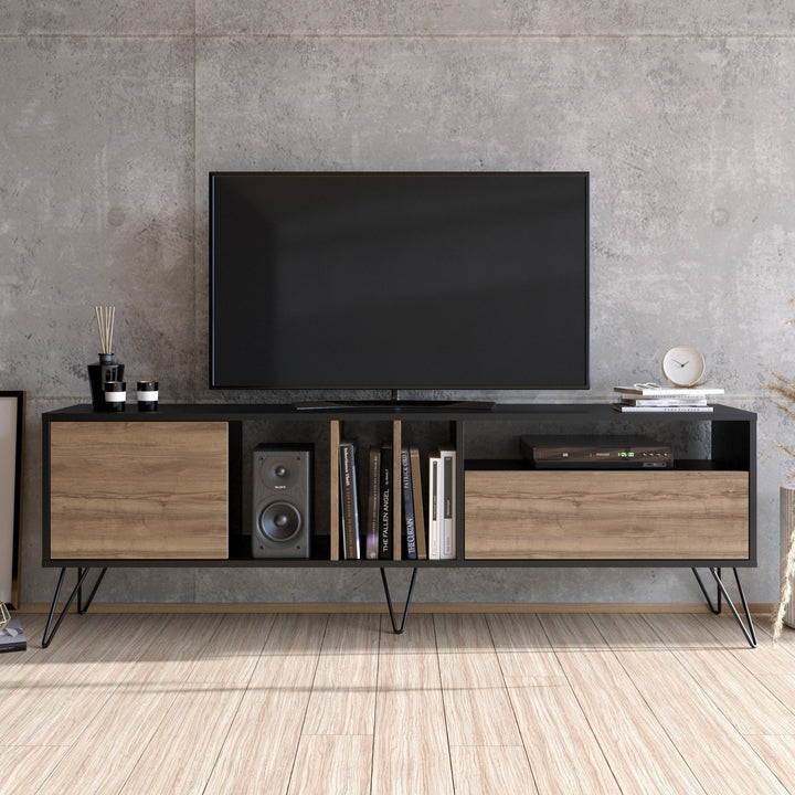 Meuble TV Mistico (180) - Walnut, Black