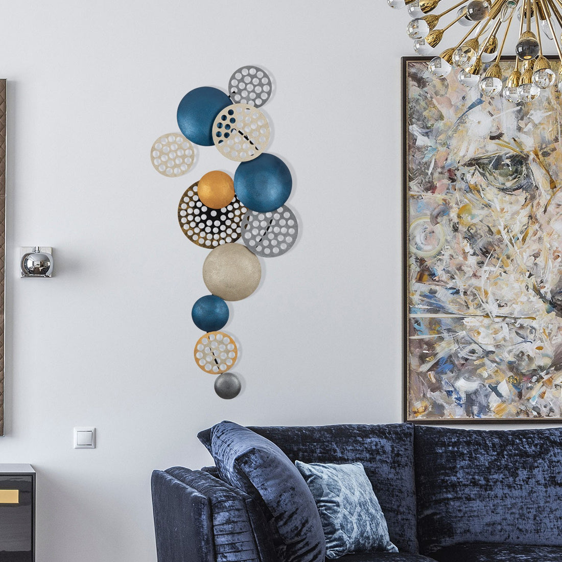 Accessoire mural en métal décoratif Bronte - CH103-2