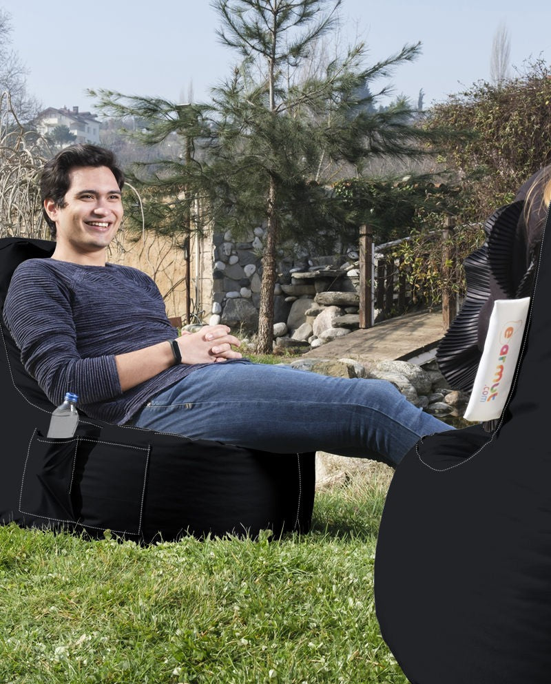 Pouf de jardin EVA Sport - Black