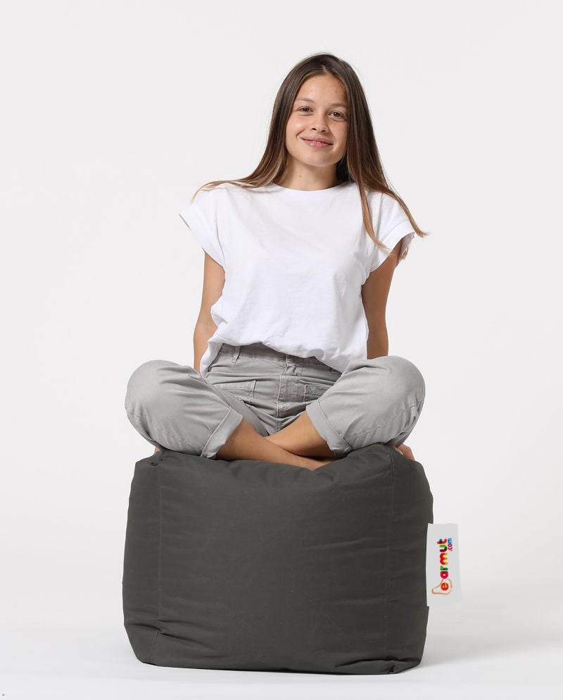 Jardin pouf Square Pouf - Fume