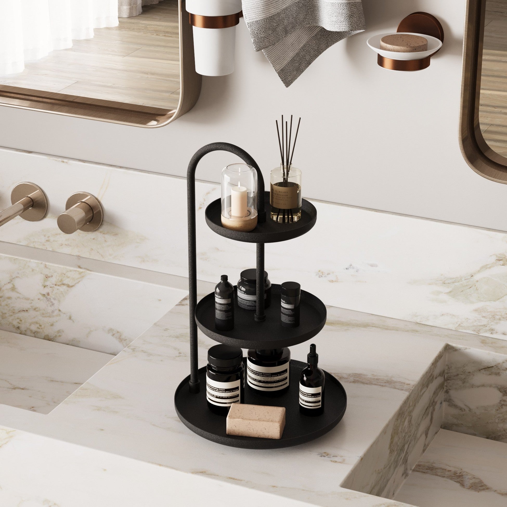 Accessoire en métal décoratif Kalkı - Black