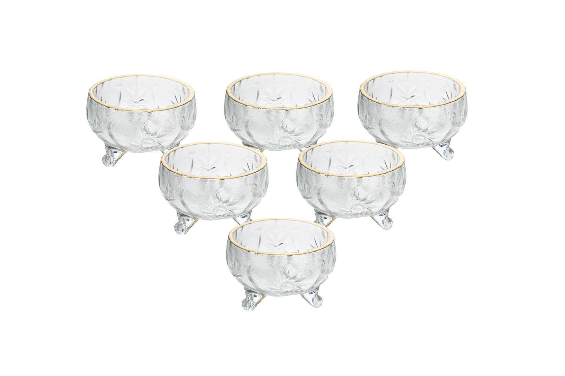 Bowl Set (6 pièces) İP-AHE6B - Sun Gilding