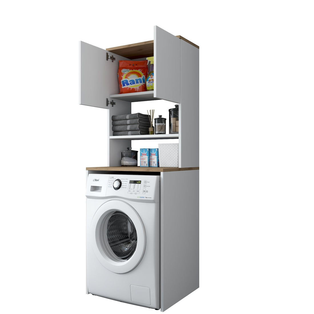 Armoire pour machine à laver KD101 - 1950 - Walnut