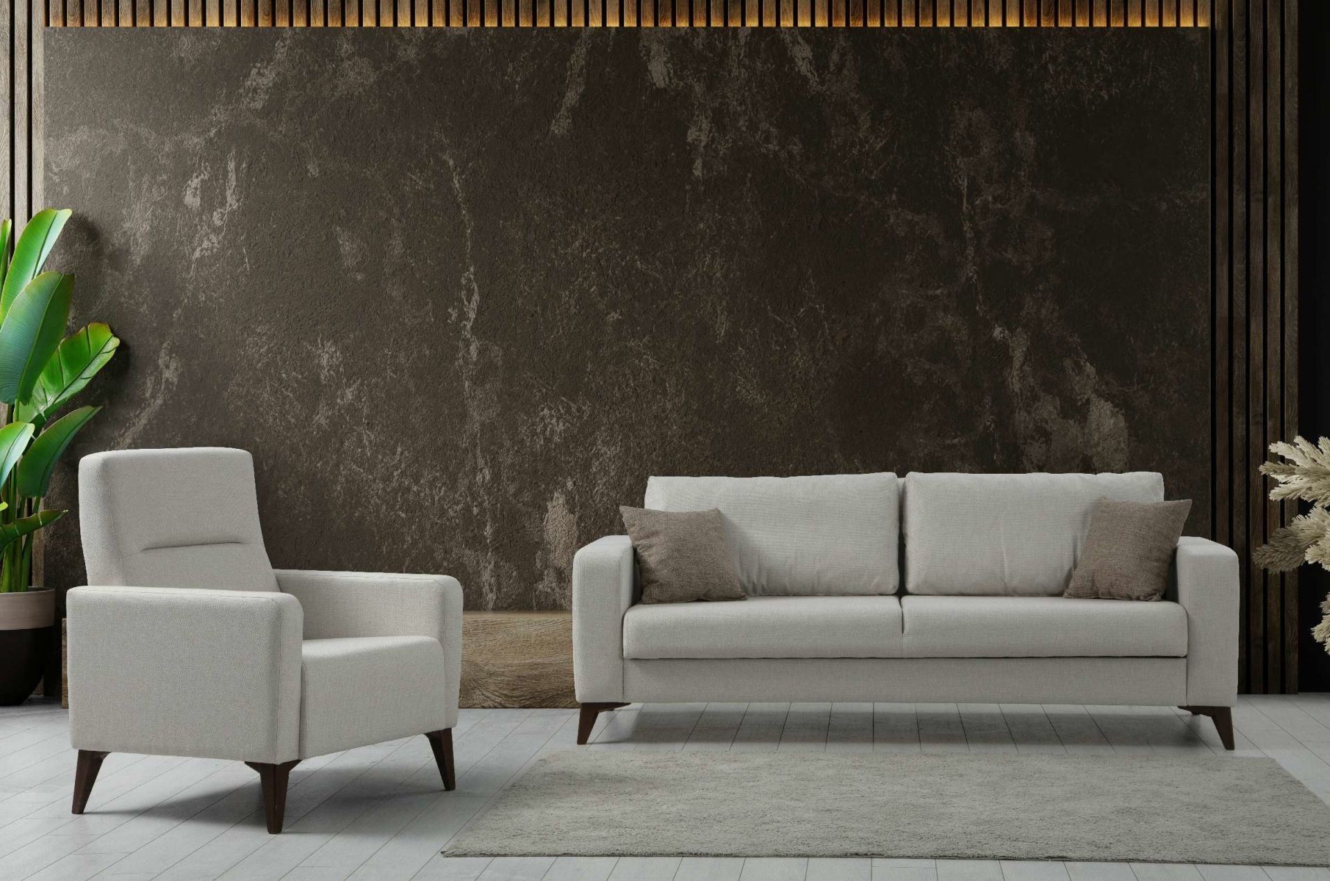 Canapé Kristal 3+1 - Beige