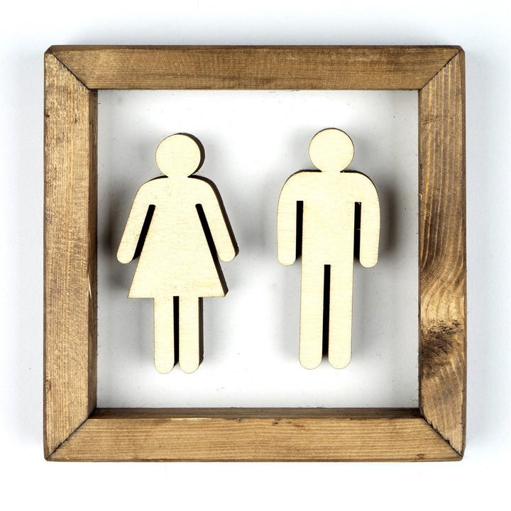 Accessoire mural en bois décoratif WC001