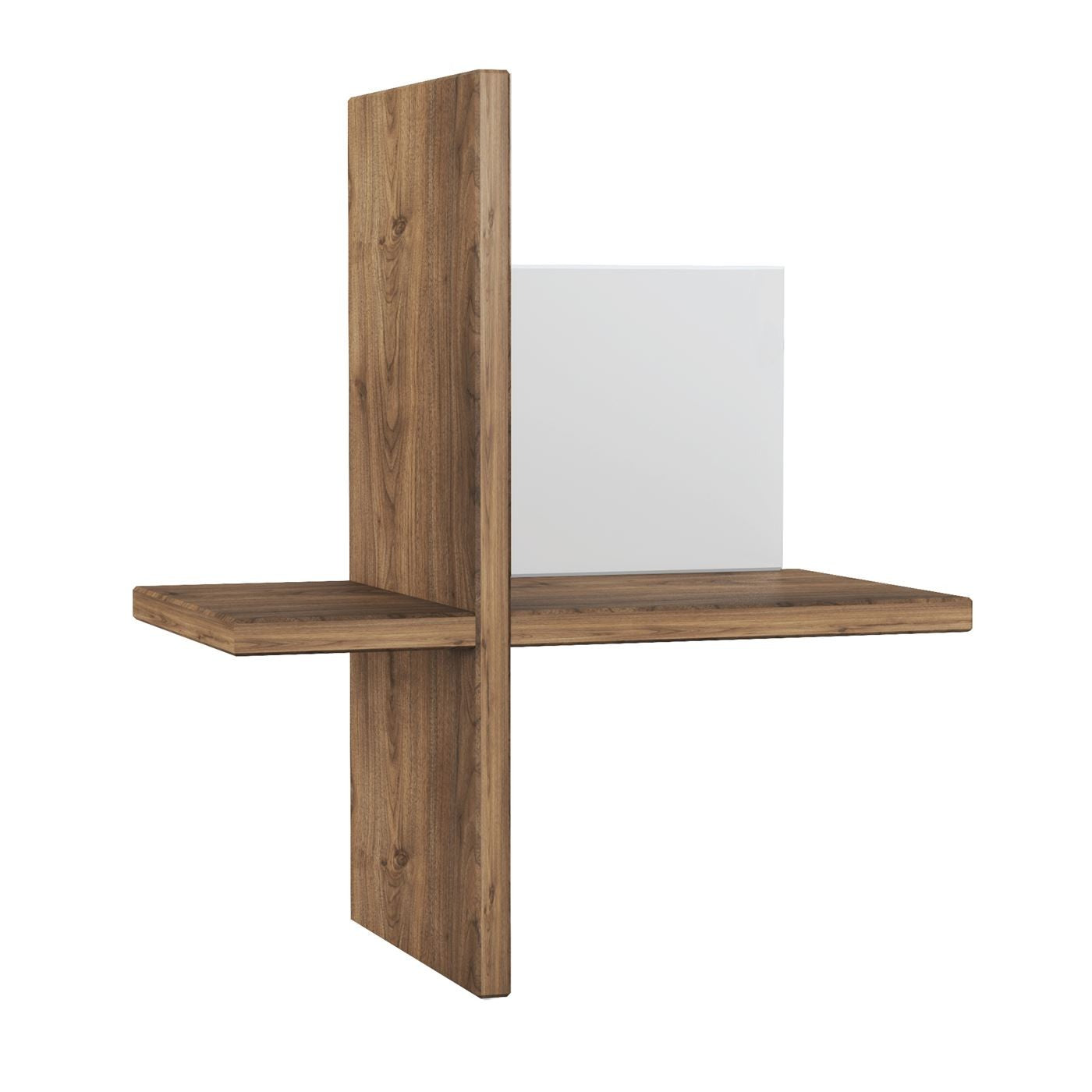 Brick Etagère murale en bois Natural lot de 2