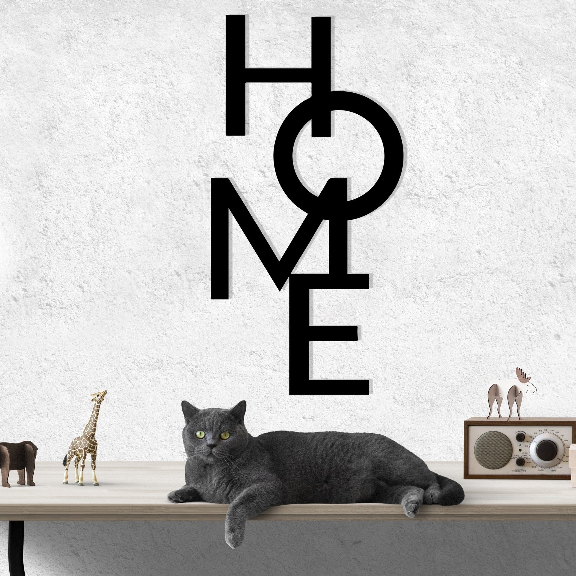 Accessoire mural en métal décoratif Home 5