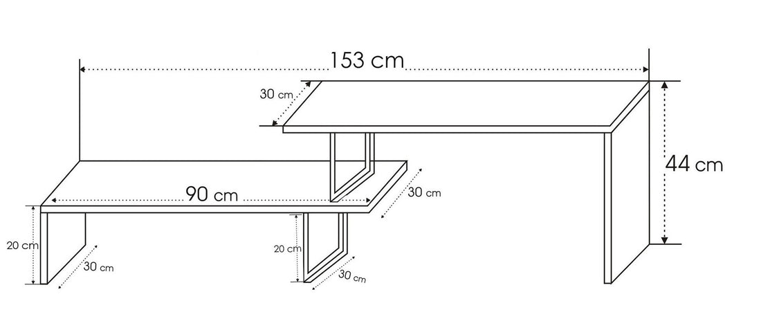 Meuble TV Ovit - Pine