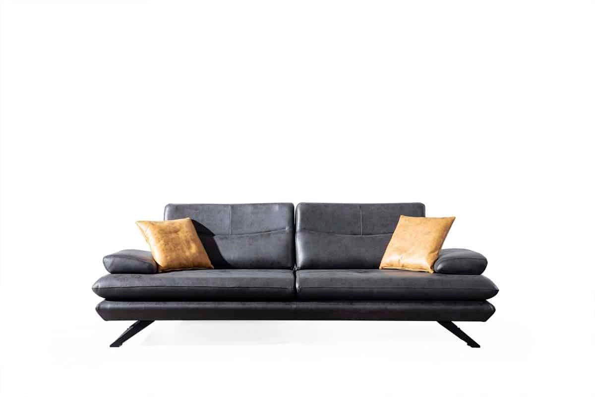 Polo Anthracite Canapé Trois Places