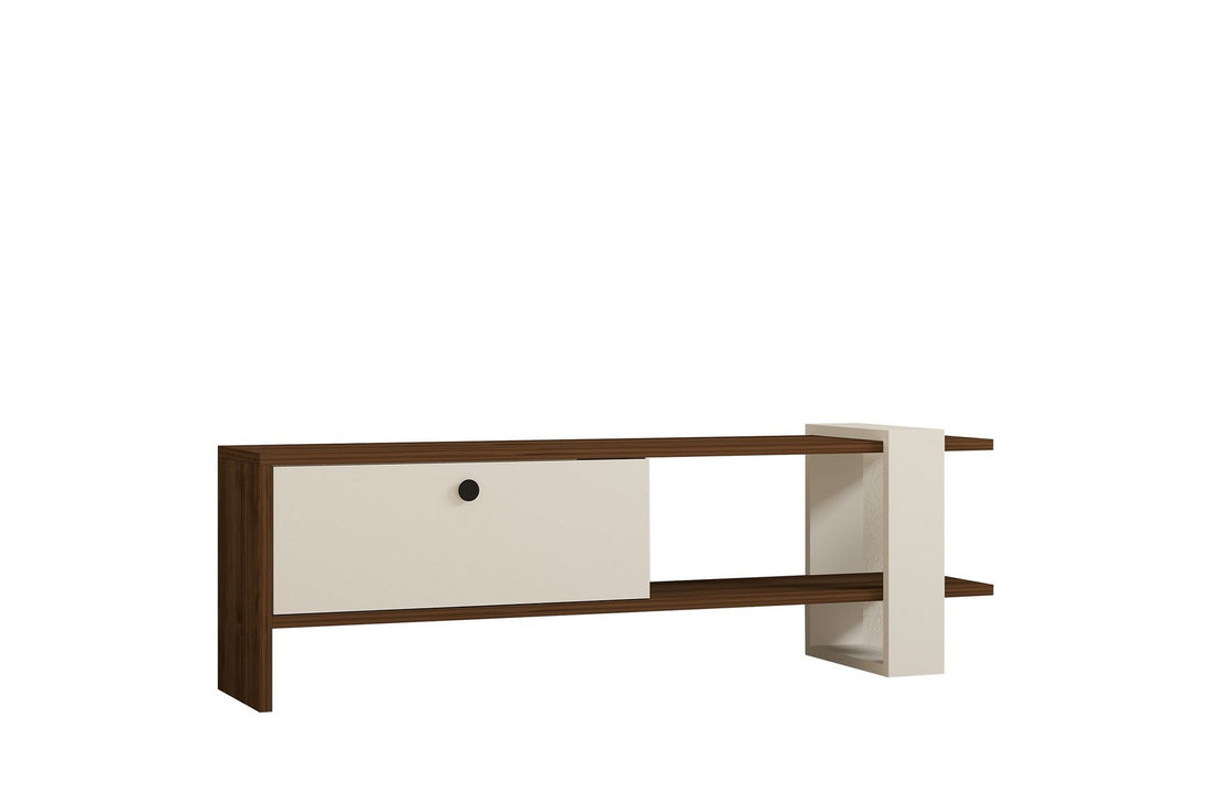 Meuble TV Gaye - Walnut, White