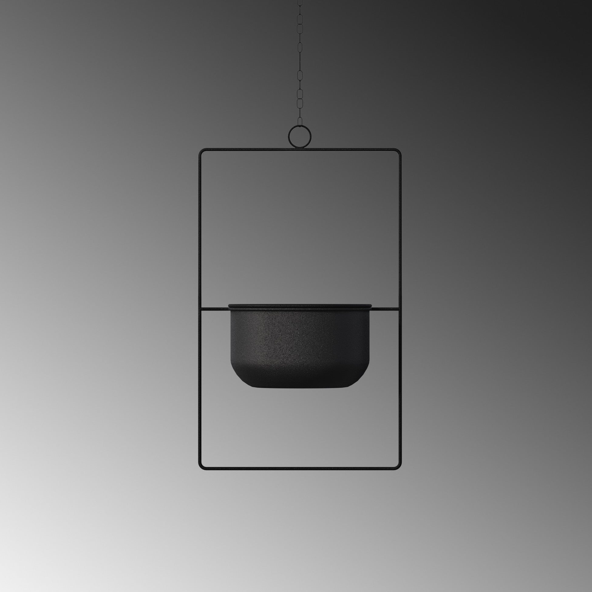 Pot décoratif Parapet - Black