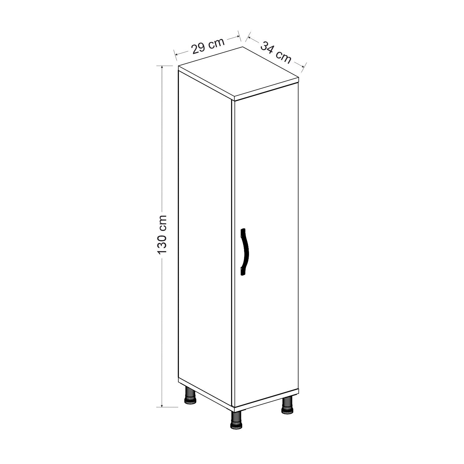 Armoire à plusieurs usage Seul- White