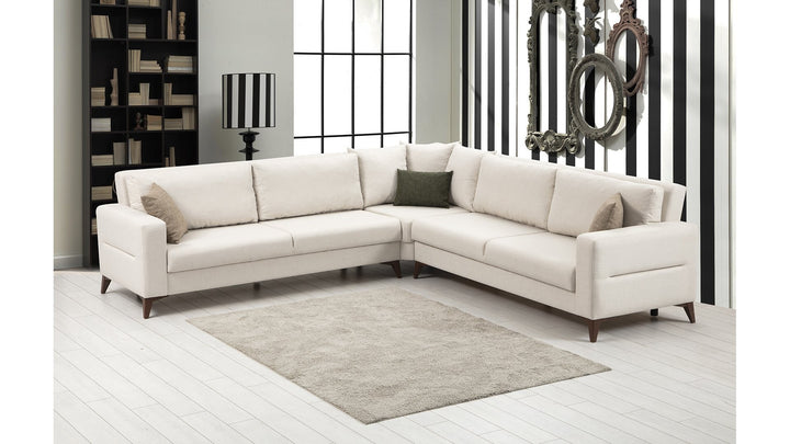 Canapé d'angle Kristal 3+Corner+3 - Beige