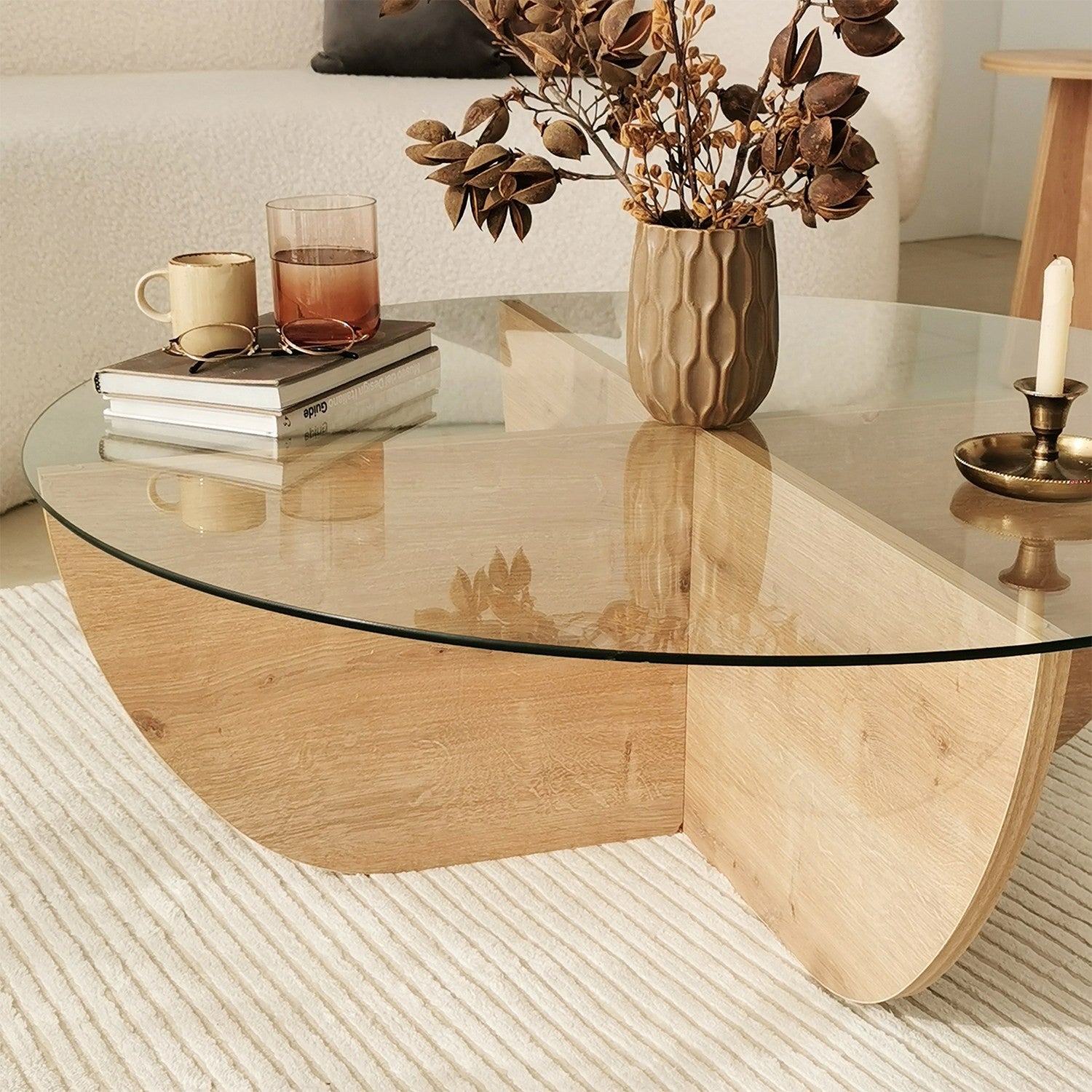 Table basse Lily - Sapphire Oak