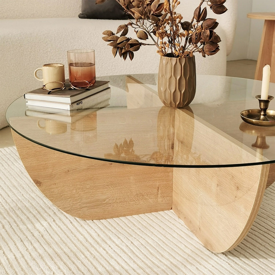 Table basse Lily - Sapphire Oak