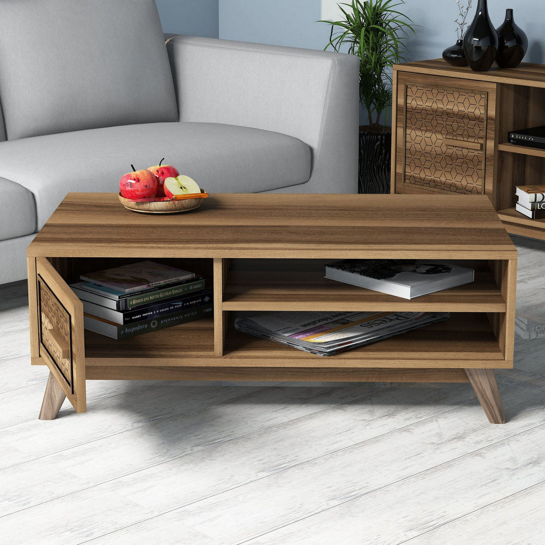Ensemble de meubles de salon Ayla - Walnut