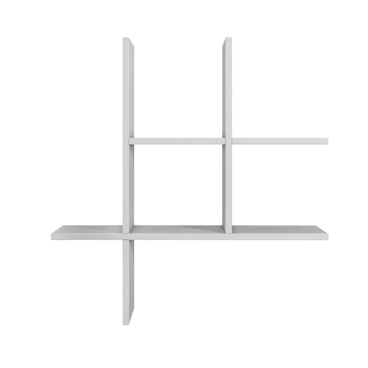 Valle Étagère murale couleur blanc design contemporain en W