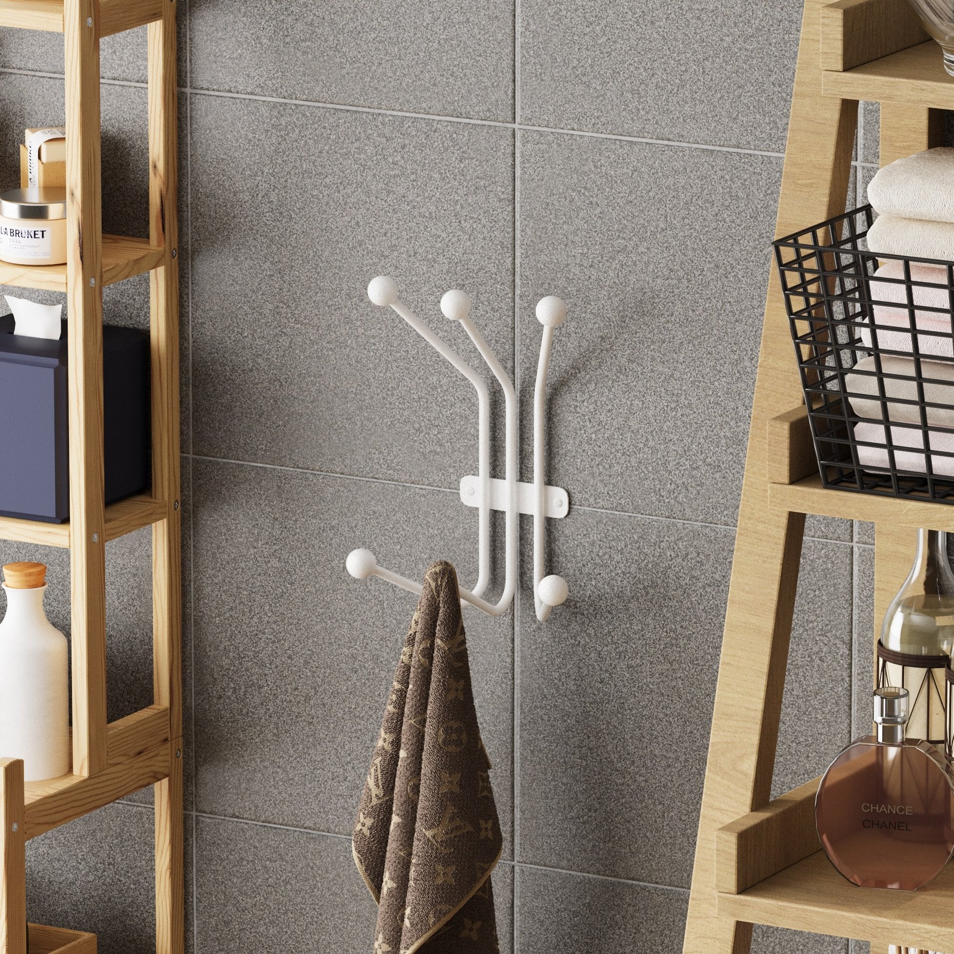 Crochet mural en métal Ant-B