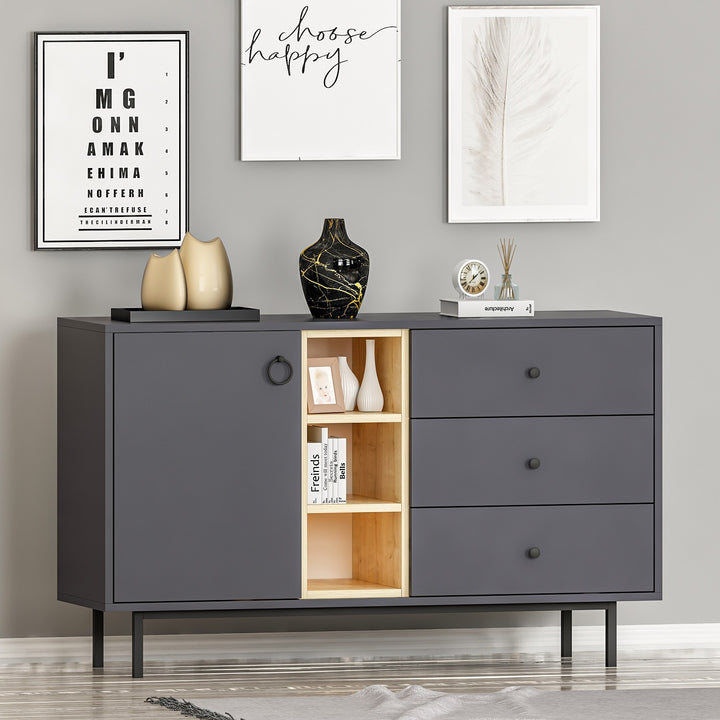 Console Naturel - Anthracite