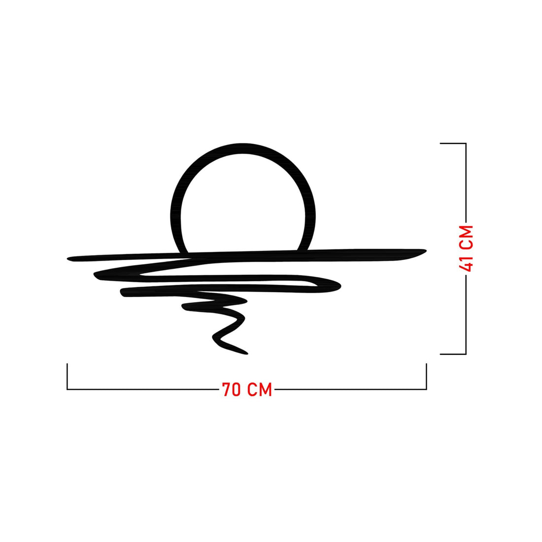 Accessoire mural en métal décoratif Sparkle