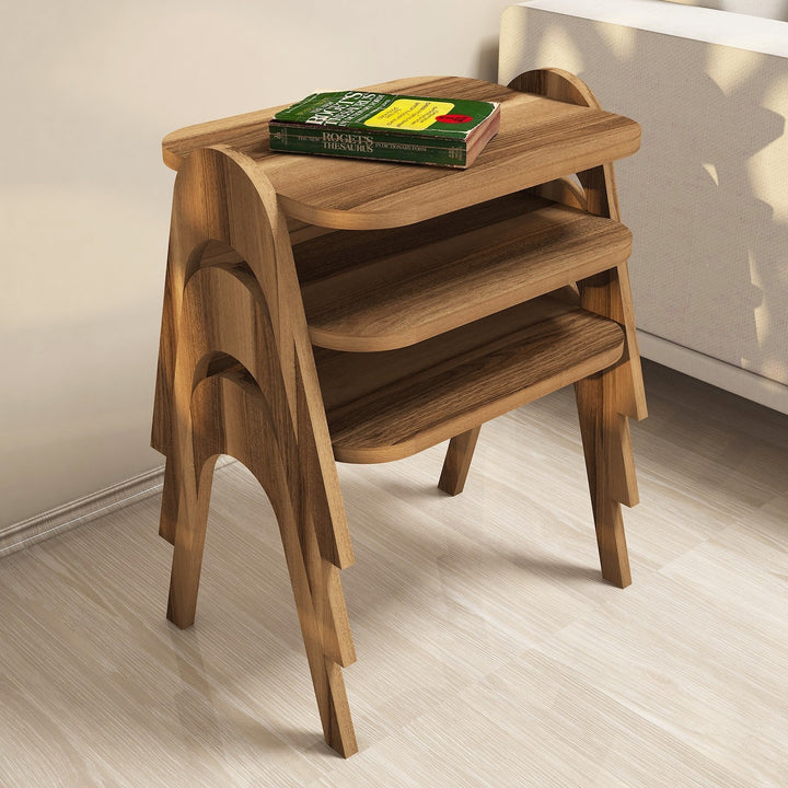 Table de nidification (3 pièces) Paris - Walnut