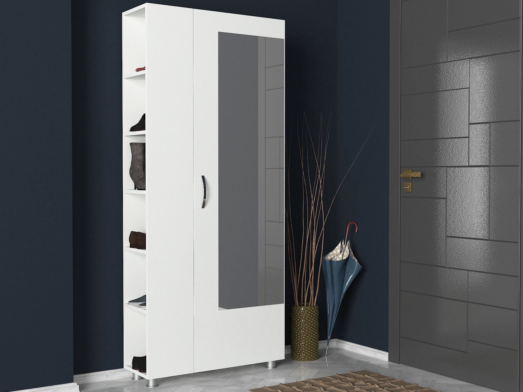 Support d'entrée Meyra - White