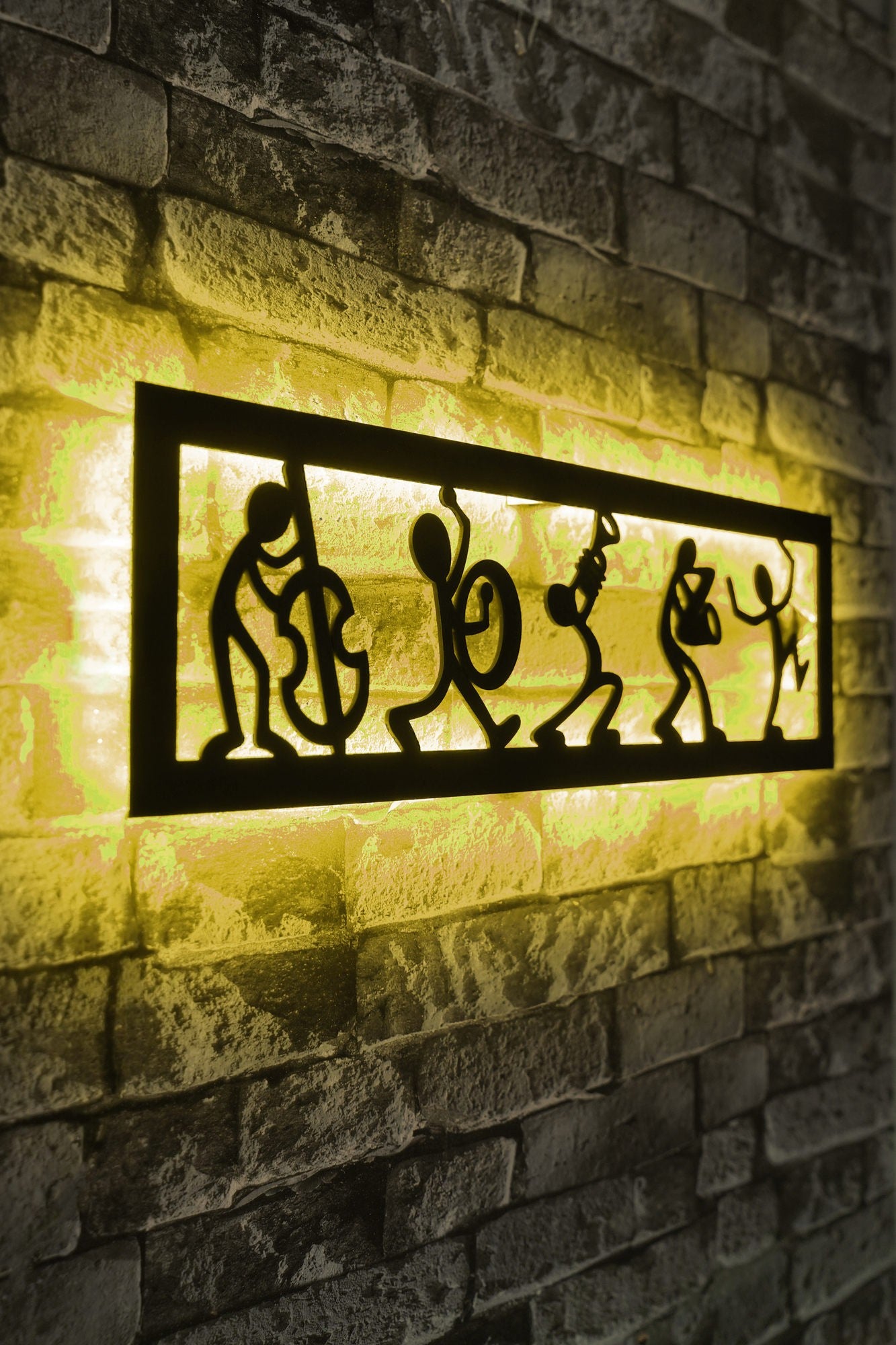 Éclairage LED décoratif Music Band - Yellow