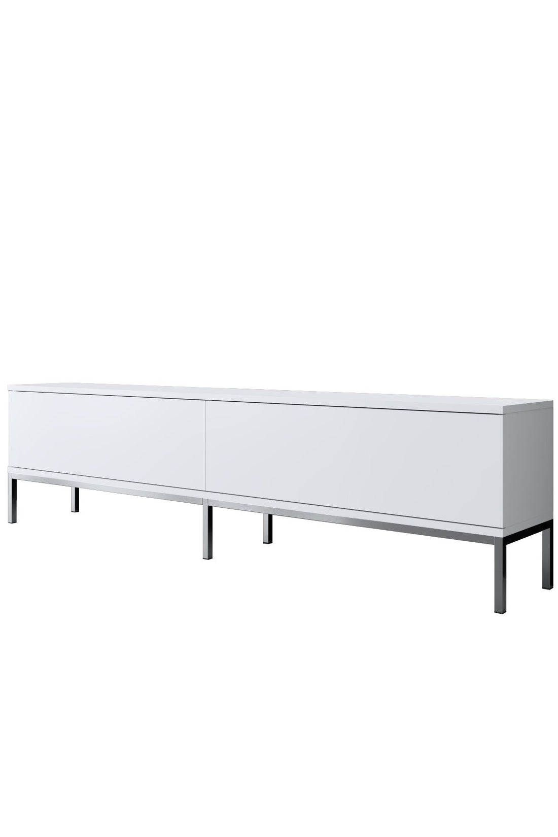 Meuble TV Lord - White, Silver
