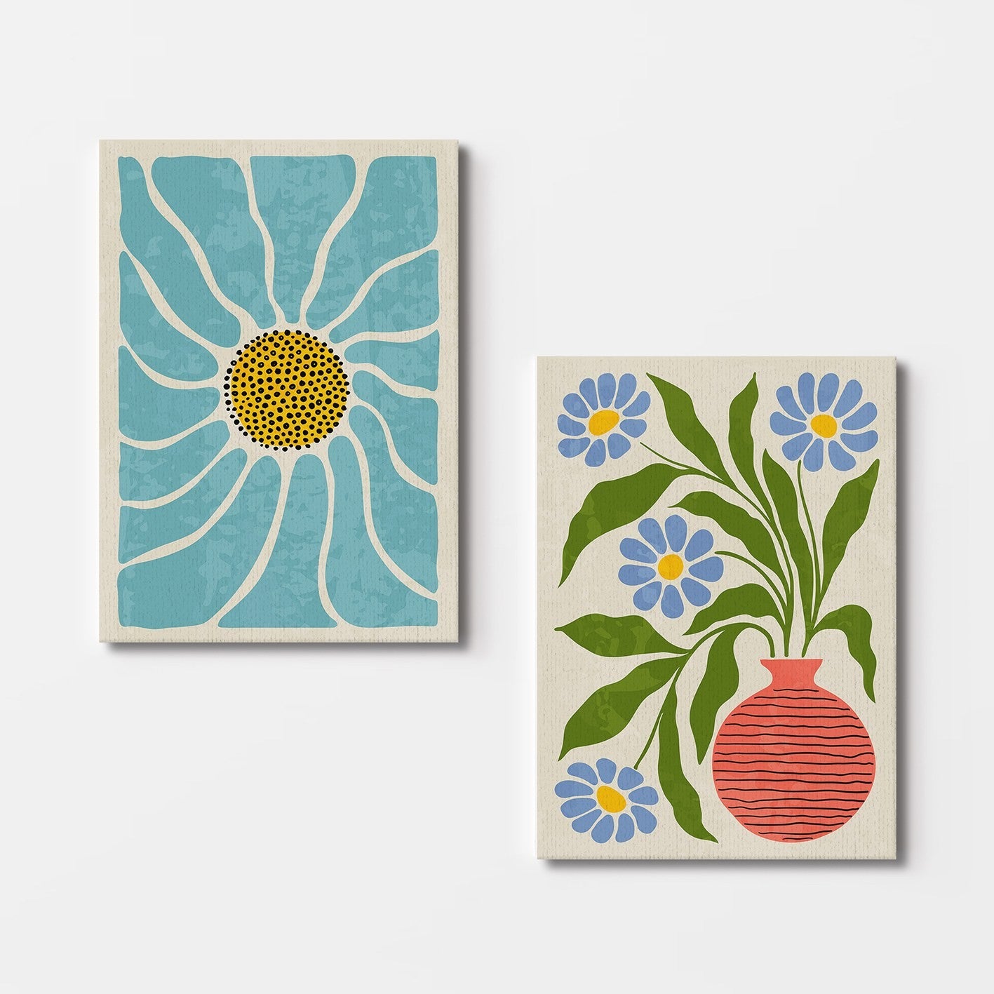 Peinture décorative en toile (2 pièces) 2KNV4390 - 70 x 100