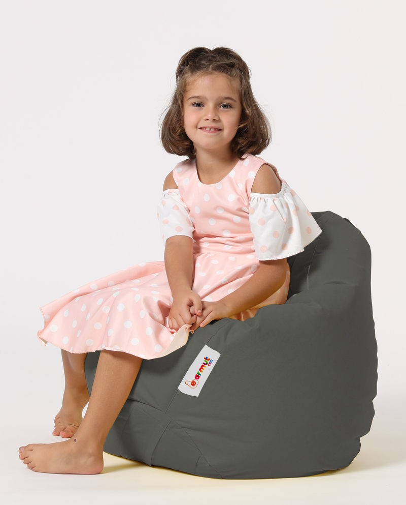 Pouf de jardin Premium Kids - Fume
