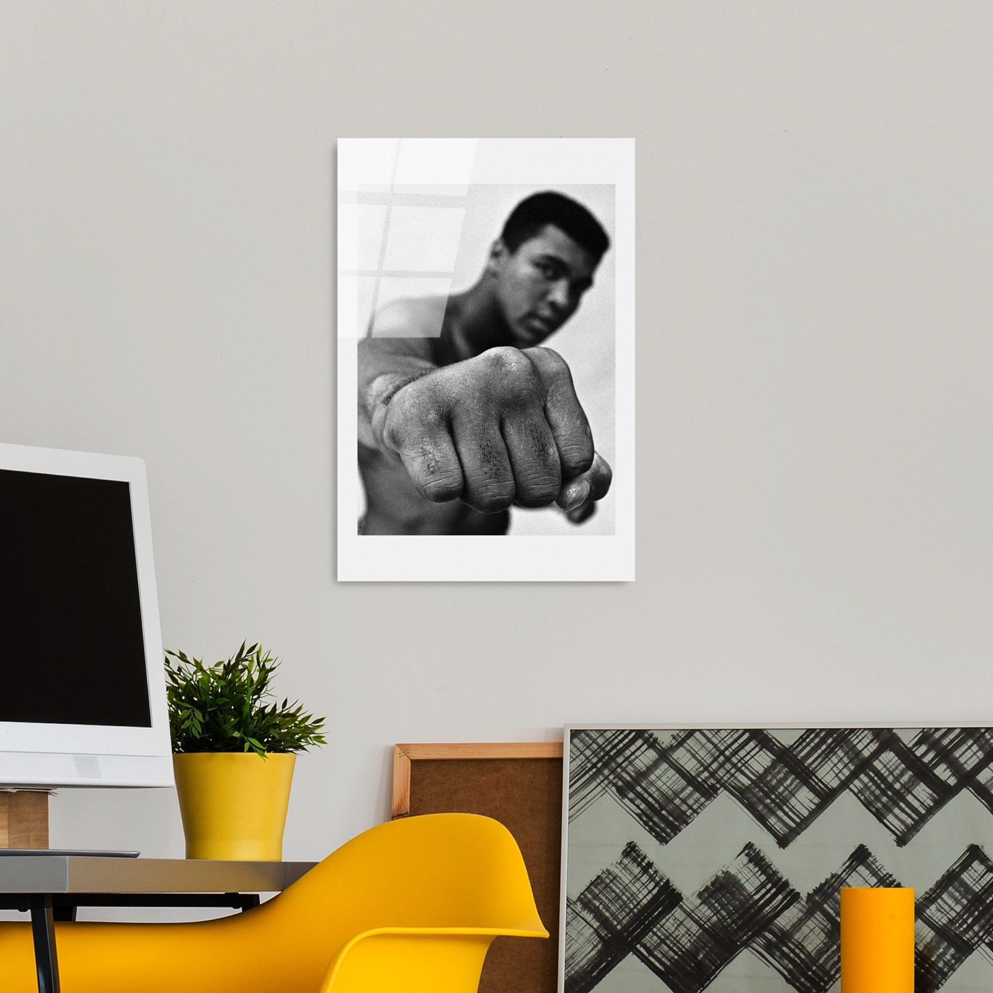 Peinture en verre trempé décoratif UV-991 - 30 x 45