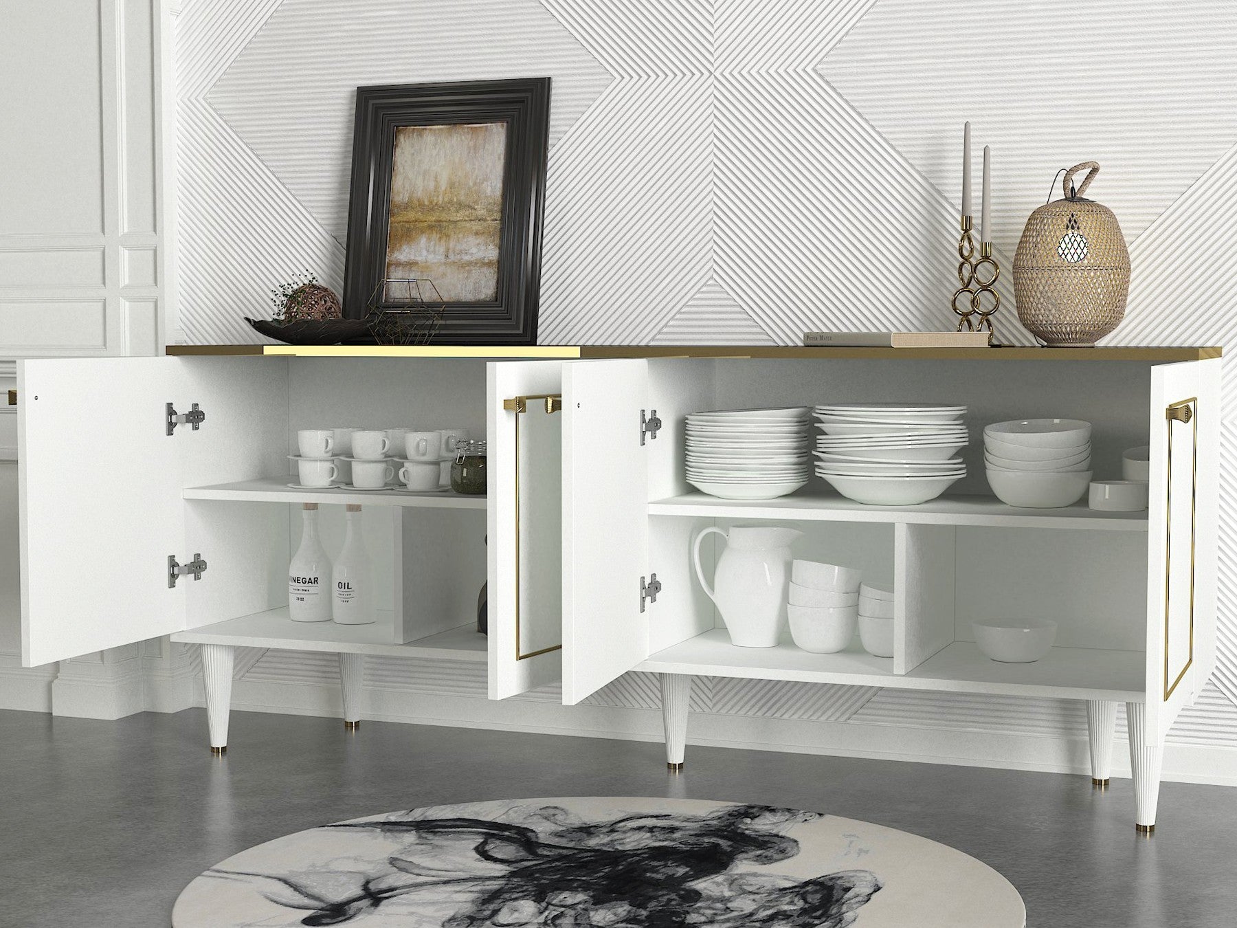 Console Ravenna - White