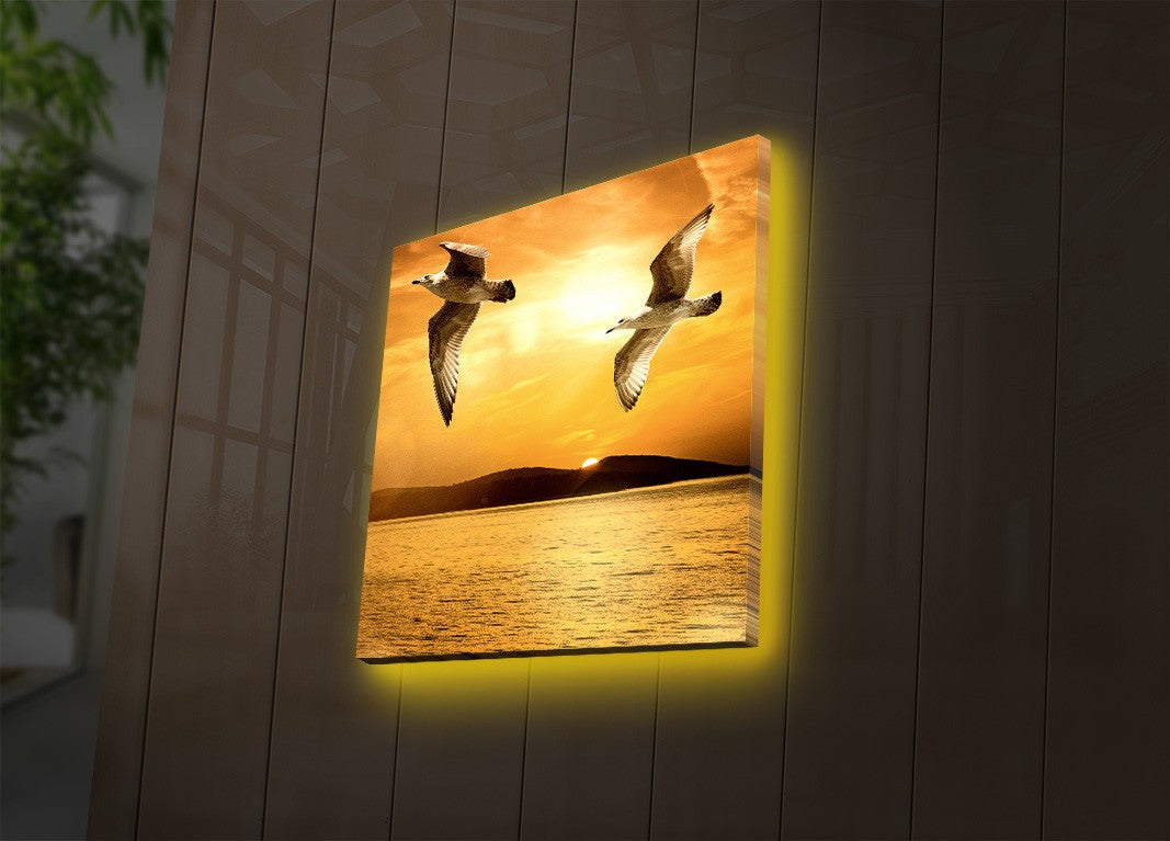 Peinture de toile éclairée à LED décorative 4040DACT-34