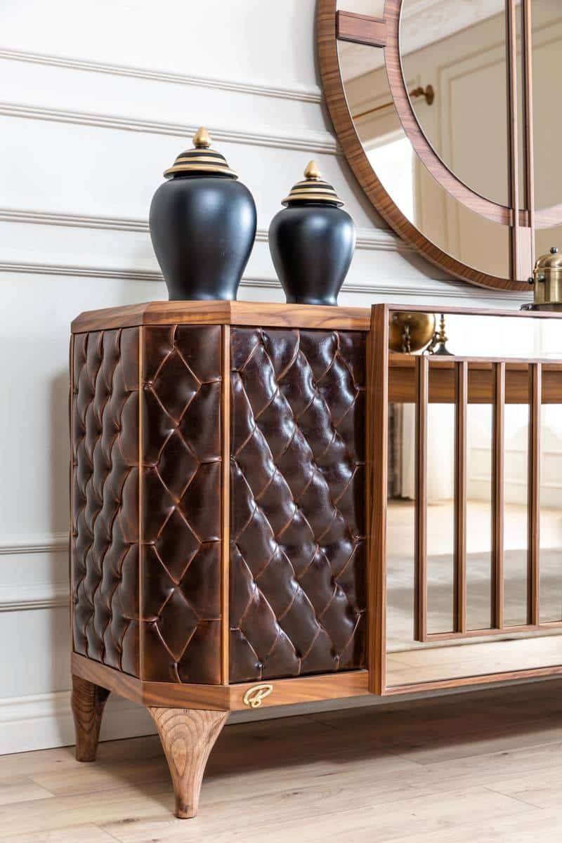 Lotus console marron (3 portes)