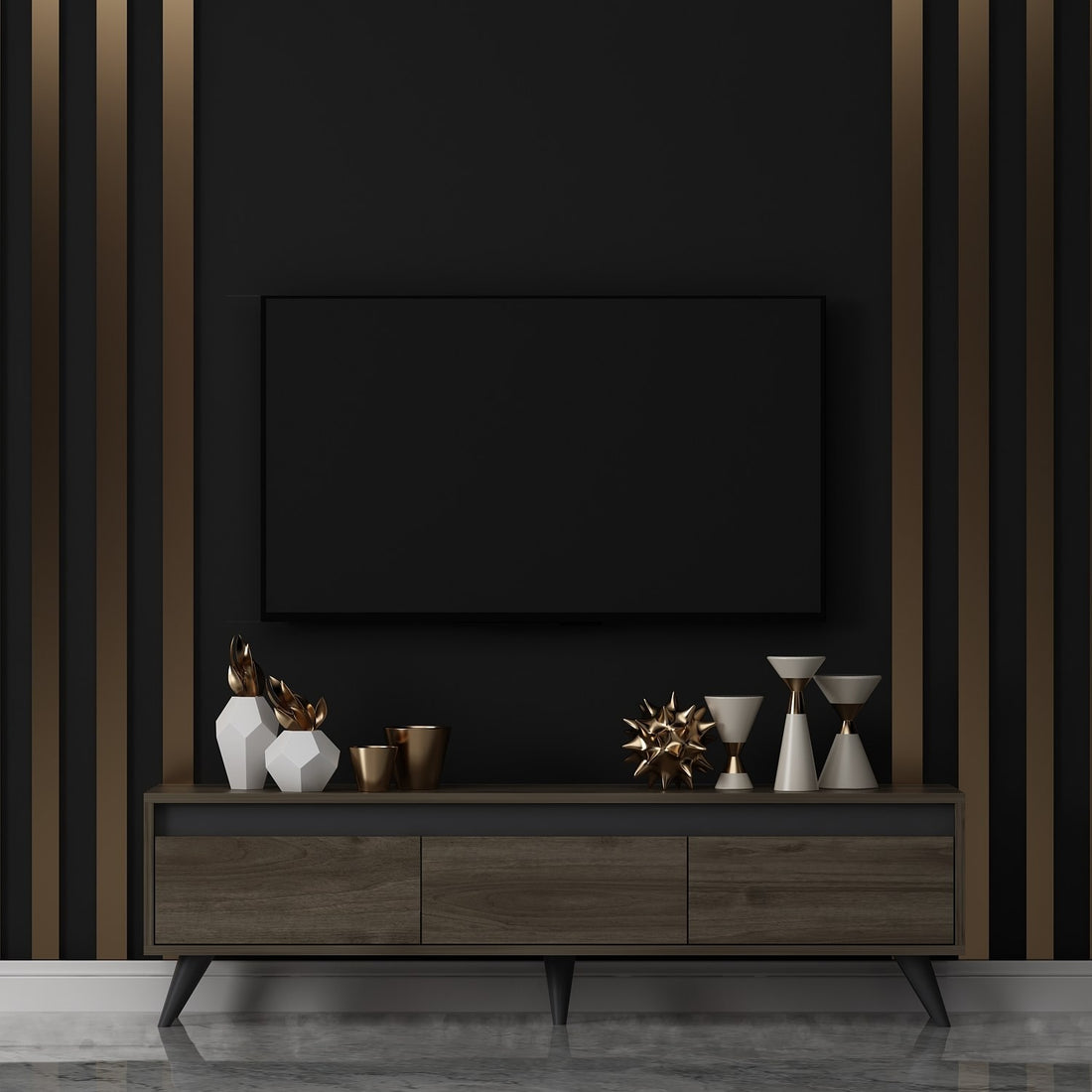 Meuble TV Century - Walnut