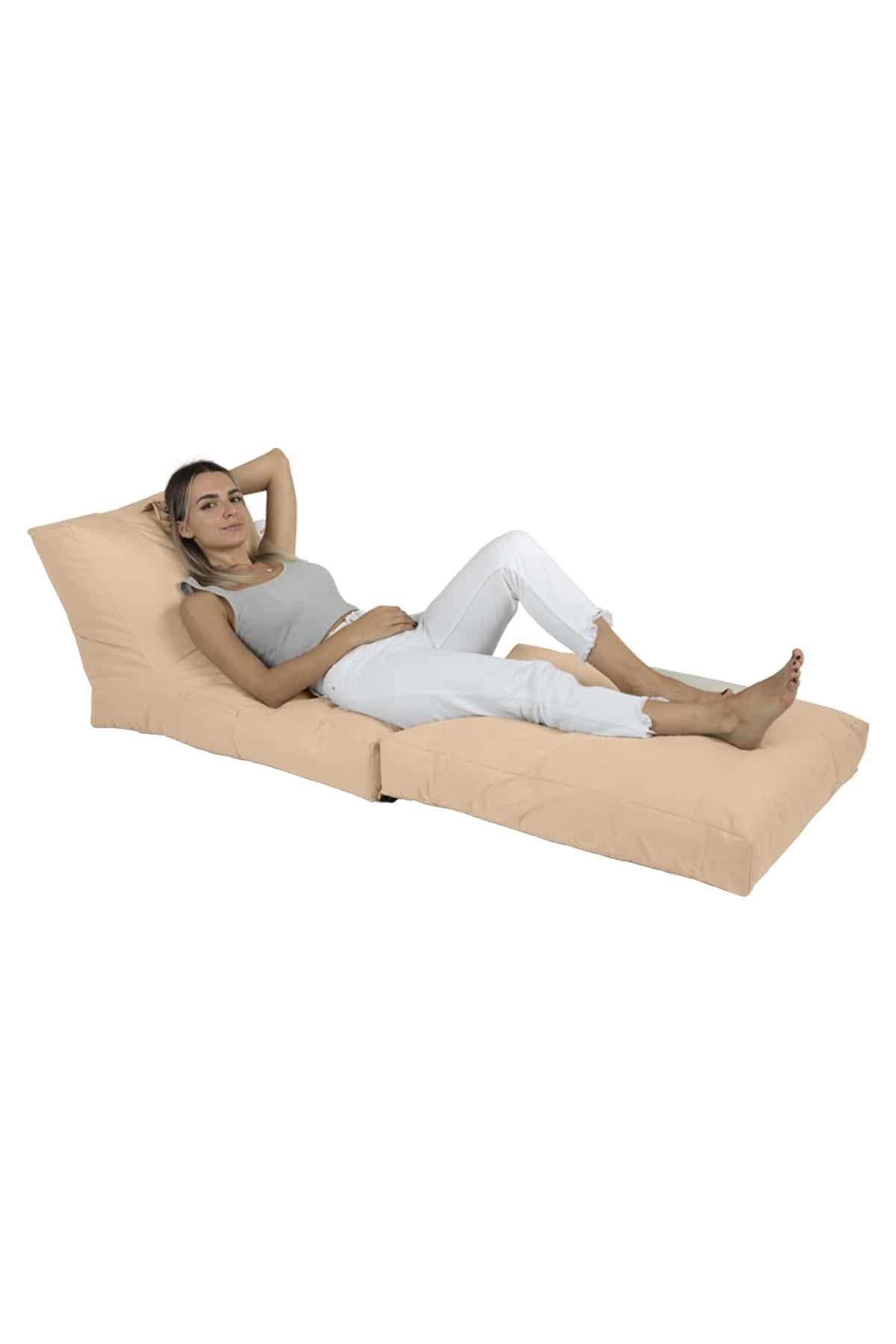 Siesta Pouf convertible / coussin de sol Beige