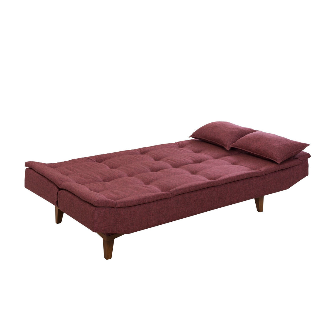 Canapé-lit 3 places Santo - Claret Red