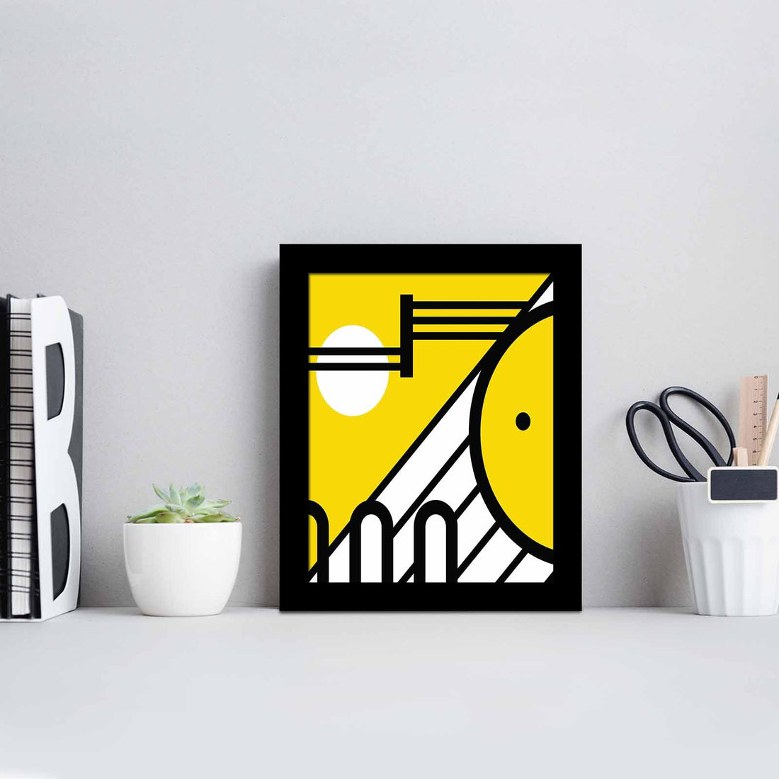 Peinture mdf encadrée décorative SCT-038