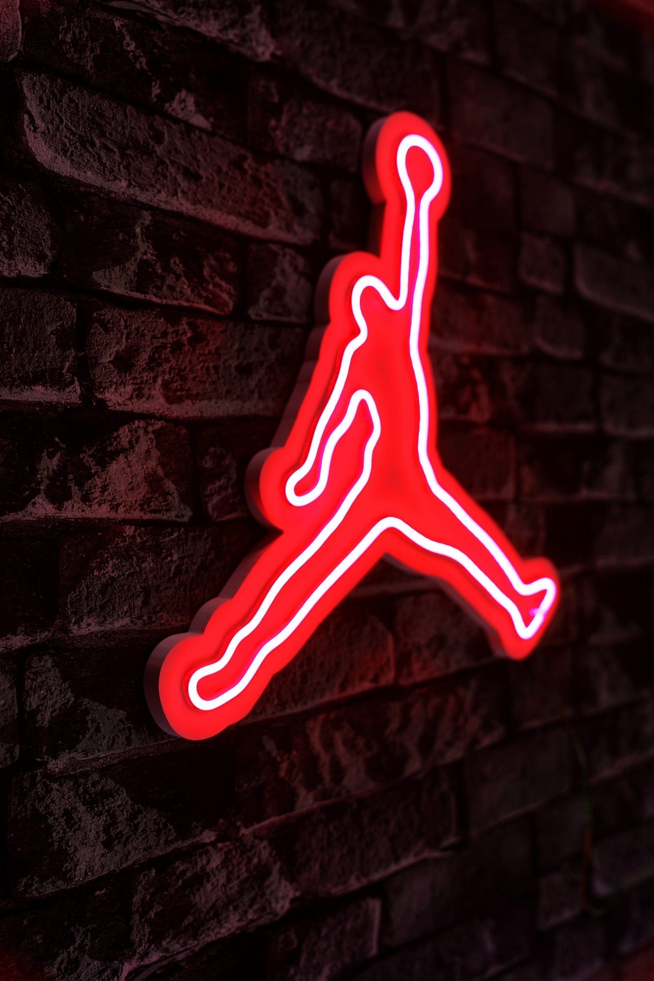 Éclairage LED en plastique décoratif Basketball - Red